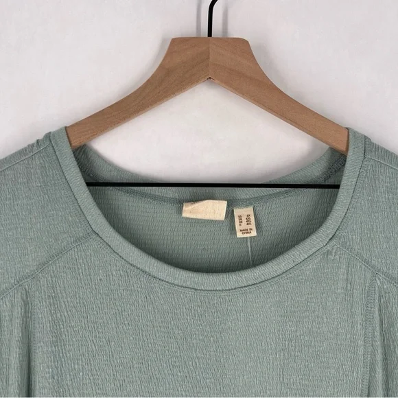 LOGO Linens Lori Goldstein Sleeveless Aqua Teal Midi Dress Lace Hem Flowy 3X - Picture 3 of 12